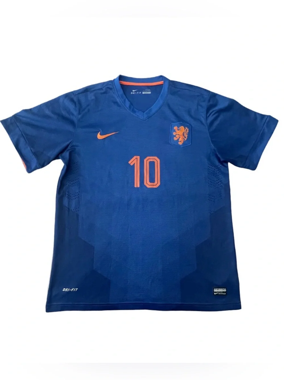 Authentic Nike Netherlands National Team Jersey & Shorts Set Sneijder #10 Men  L